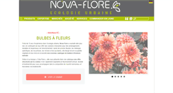 Desktop Screenshot of nova-flore.com