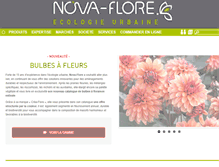 Tablet Screenshot of nova-flore.com